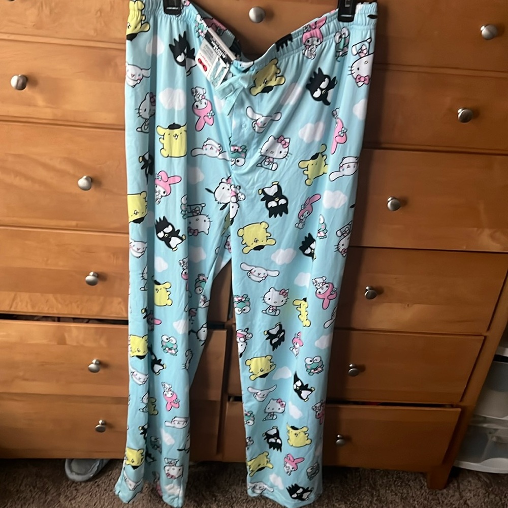 Mens Sleep Pants Hello kitty